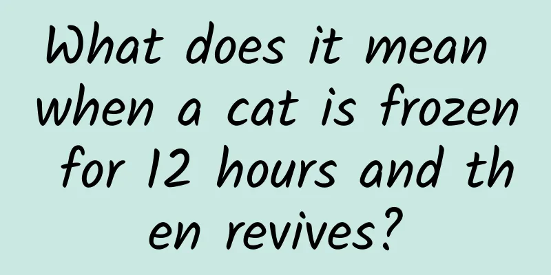 What does it mean when a cat is frozen for 12 hours and then revives?