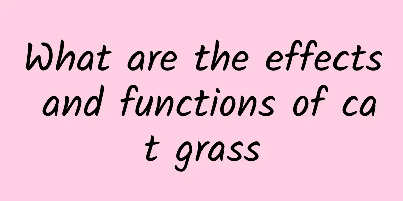 What are the effects and functions of cat grass