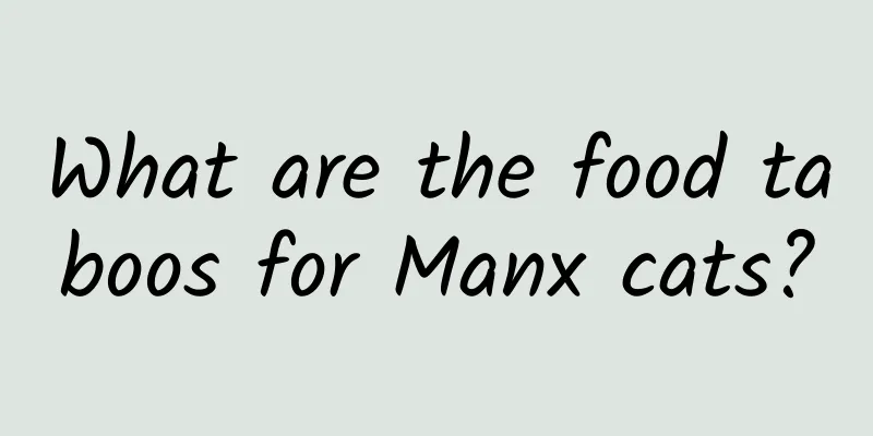 What are the food taboos for Manx cats?