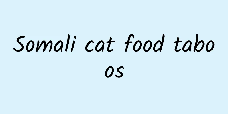 Somali cat food taboos