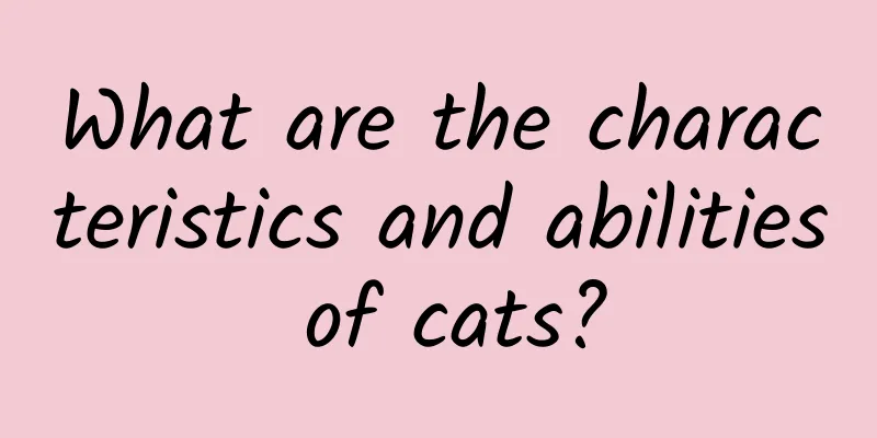 What are the characteristics and abilities of cats?