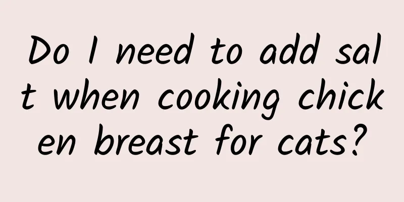 Do I need to add salt when cooking chicken breast for cats?