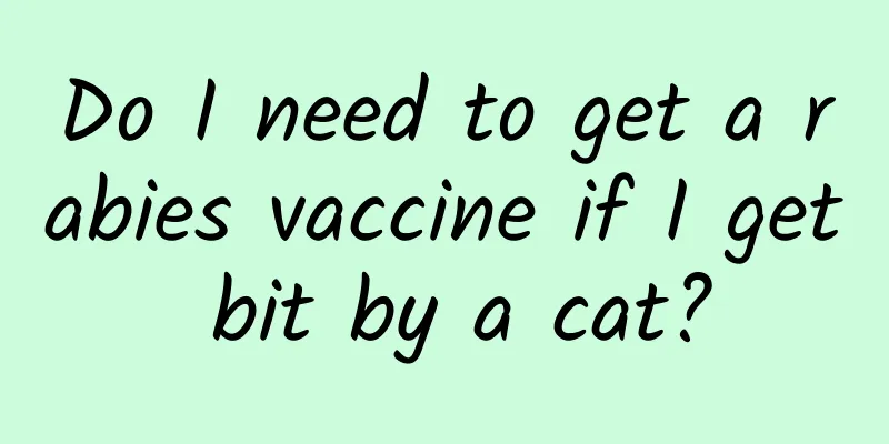 Do I need to get a rabies vaccine if I get bit by a cat?
