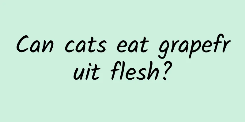Can cats eat grapefruit flesh?