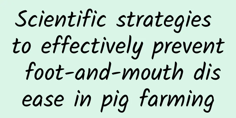 Scientific strategies to effectively prevent foot-and-mouth disease in pig farming