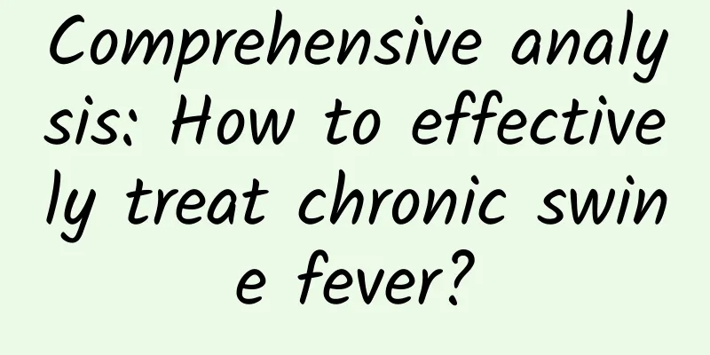 Comprehensive analysis: How to effectively treat chronic swine fever?