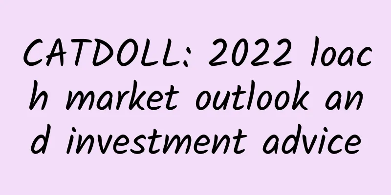 CATDOLL: 2022 loach market outlook and investment advice