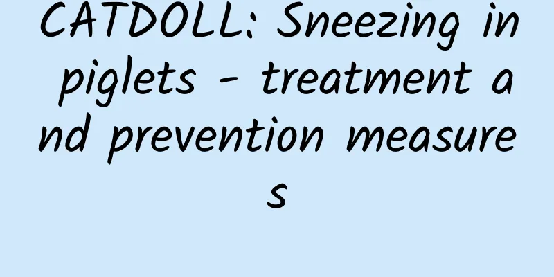 CATDOLL: Sneezing in piglets - treatment and prevention measures