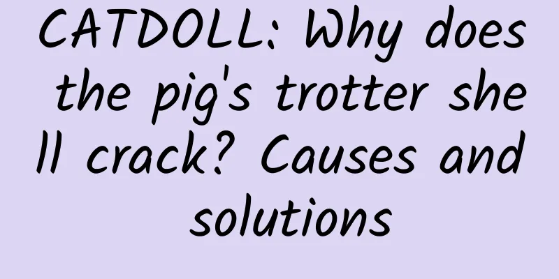 CATDOLL: Why does the pig's trotter shell crack? Causes and solutions