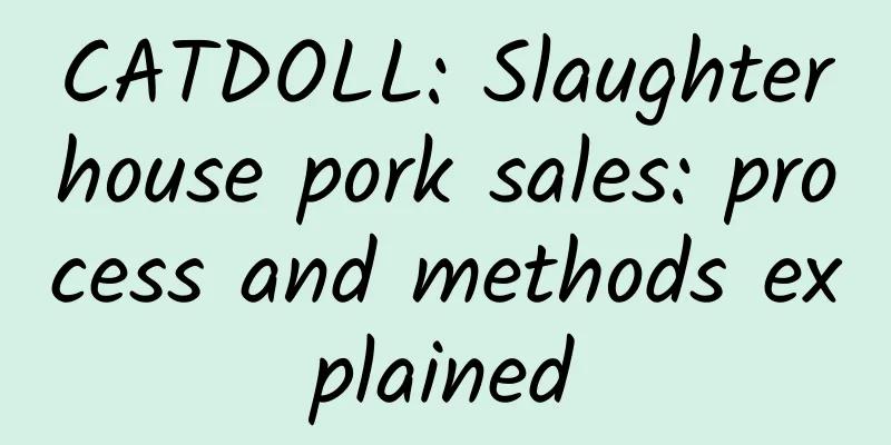 CATDOLL: Slaughterhouse pork sales: process and methods explained