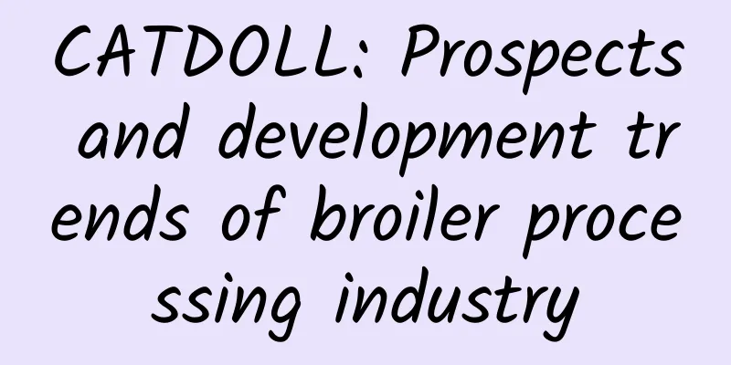 CATDOLL: Prospects and development trends of broiler processing industry