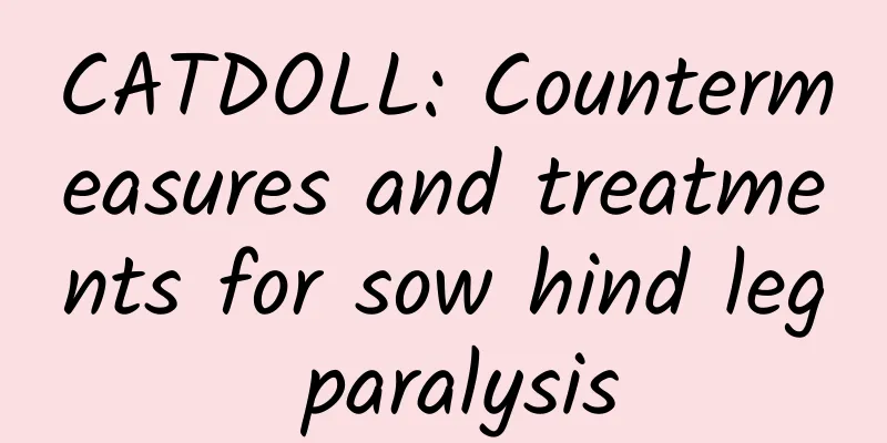 CATDOLL: Countermeasures and treatments for sow hind leg paralysis