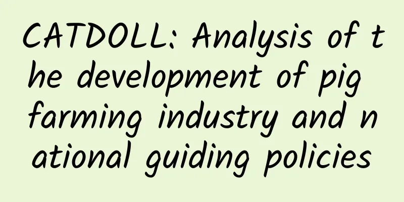 CATDOLL: Analysis of the development of pig farming industry and national guiding policies