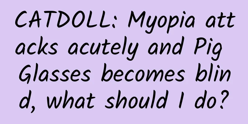 CATDOLL: Myopia attacks acutely and Pig Glasses becomes blind, what should I do?