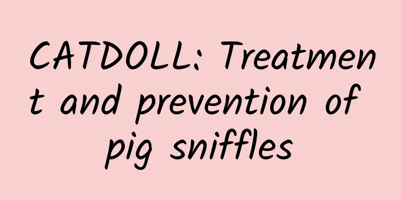 CATDOLL: Treatment and prevention of pig sniffles