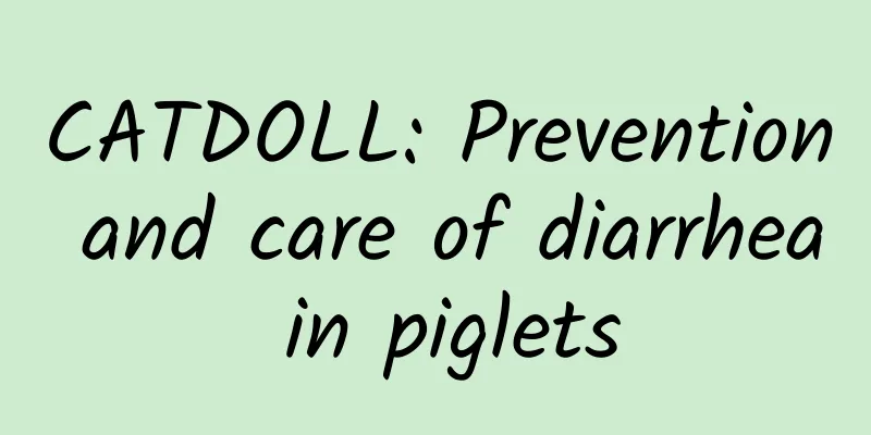 CATDOLL: Prevention and care of diarrhea in piglets