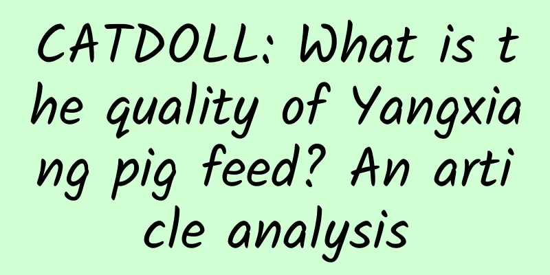 CATDOLL: What is the quality of Yangxiang pig feed? An article analysis
