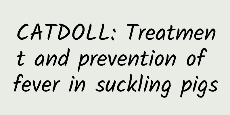 CATDOLL: Treatment and prevention of fever in suckling pigs