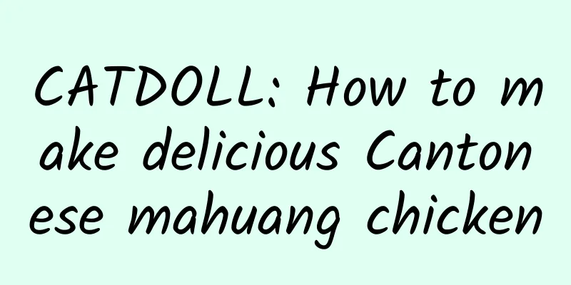 CATDOLL: How to make delicious Cantonese mahuang chicken