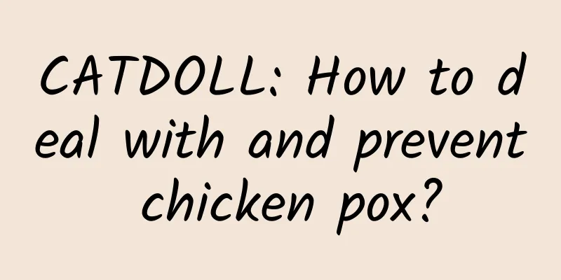 CATDOLL: How to deal with and prevent chicken pox?