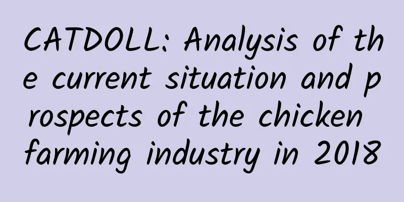 CATDOLL: Analysis of the current situation and prospects of the chicken farming industry in 2018
