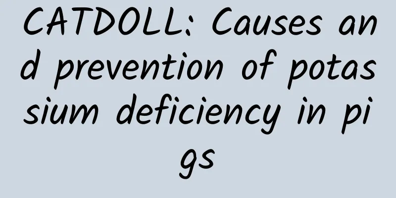 CATDOLL: Causes and prevention of potassium deficiency in pigs
