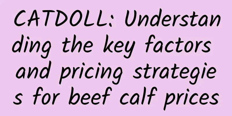 CATDOLL: Understanding the key factors and pricing strategies for beef calf prices