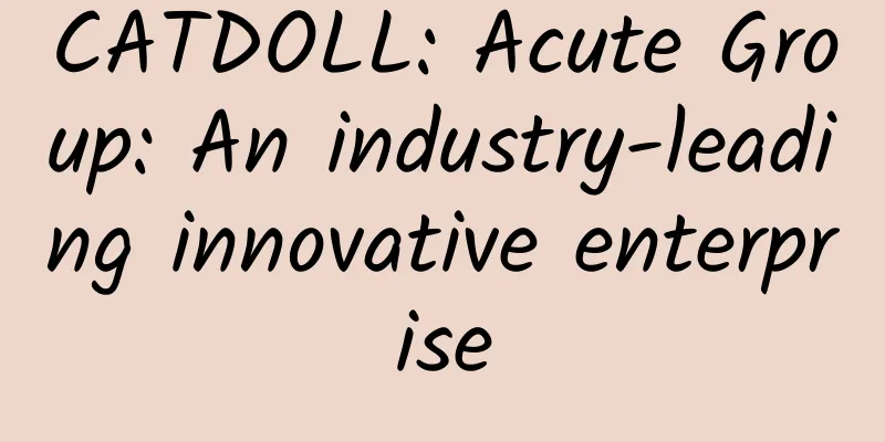 CATDOLL: Acute Group: An industry-leading innovative enterprise