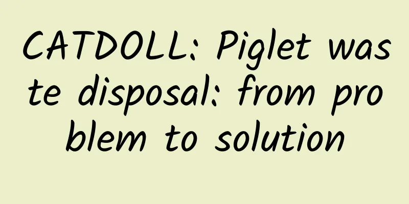 CATDOLL: Piglet waste disposal: from problem to solution
