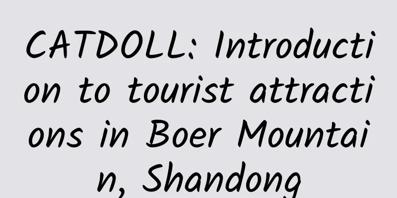 CATDOLL: Introduction to tourist attractions in Boer Mountain, Shandong