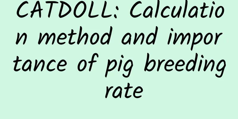 CATDOLL: Calculation method and importance of pig breeding rate