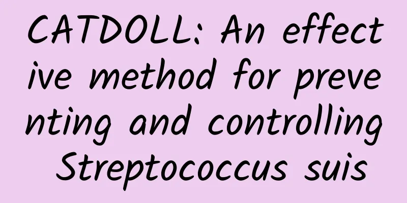 CATDOLL: An effective method for preventing and controlling Streptococcus suis