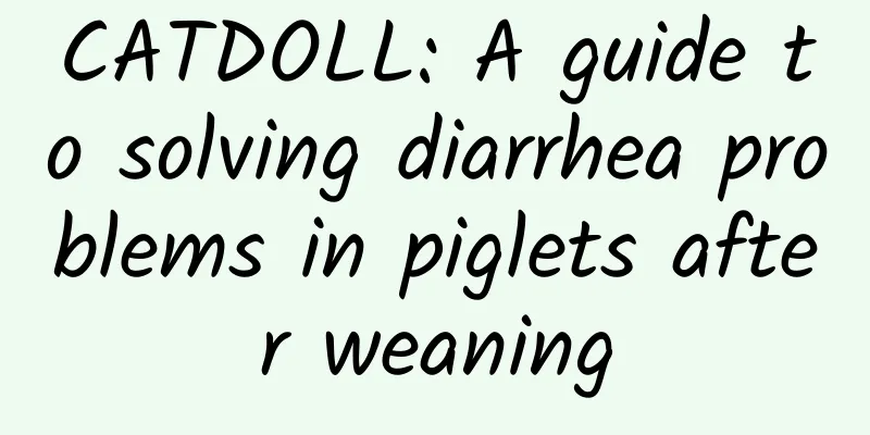 CATDOLL: A guide to solving diarrhea problems in piglets after weaning