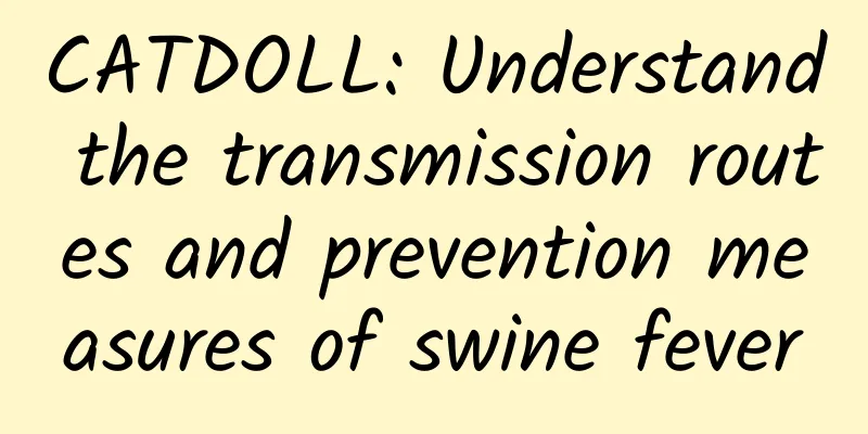 CATDOLL: Understand the transmission routes and prevention measures of swine fever