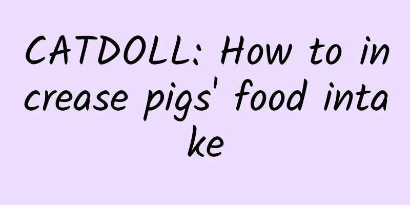 CATDOLL: How to increase pigs' food intake