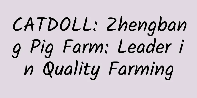 CATDOLL: Zhengbang Pig Farm: Leader in Quality Farming