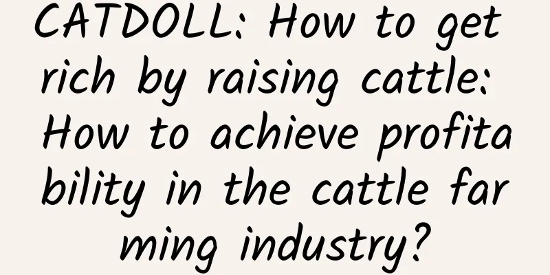 CATDOLL: How to get rich by raising cattle: How to achieve profitability in the cattle farming industry?