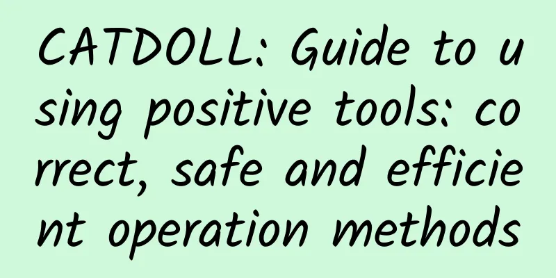 CATDOLL: Guide to using positive tools: correct, safe and efficient operation methods