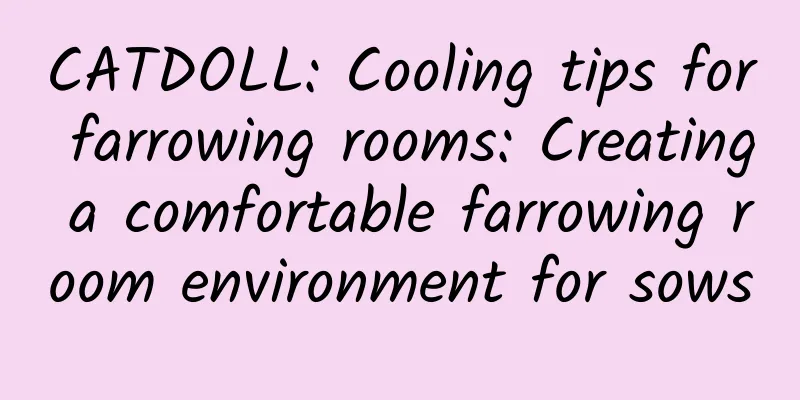 CATDOLL: Cooling tips for farrowing rooms: Creating a comfortable farrowing room environment for sows