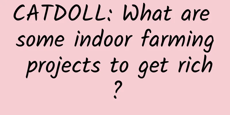 CATDOLL: What are some indoor farming projects to get rich?