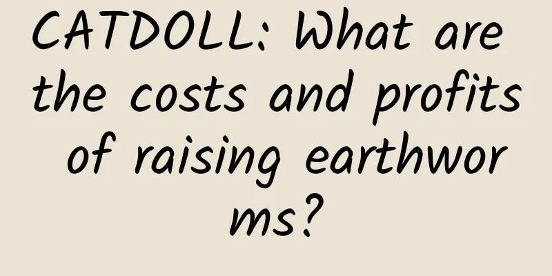 CATDOLL: What are the costs and profits of raising earthworms?