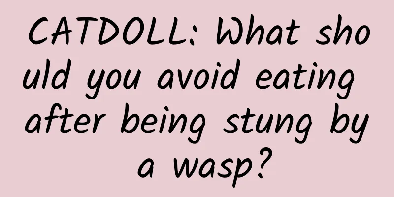 CATDOLL: What should you avoid eating after being stung by a wasp?
