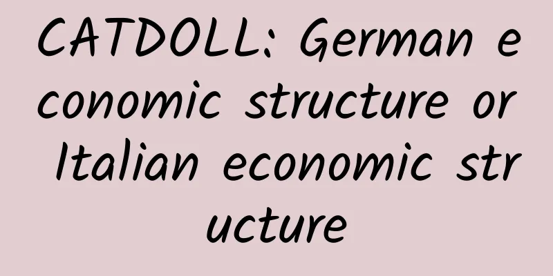CATDOLL: German economic structure or Italian economic structure