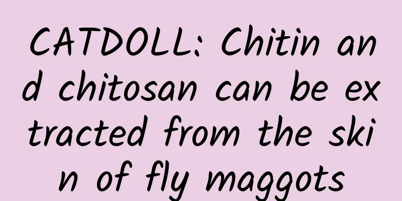 CATDOLL: Chitin and chitosan can be extracted from the skin of fly maggots