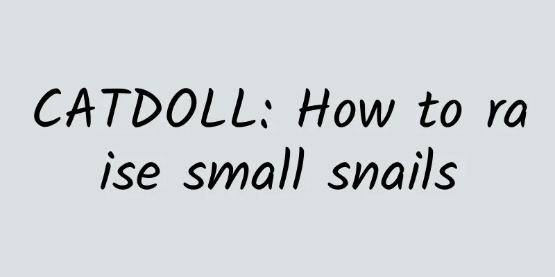 CATDOLL: How to raise small snails