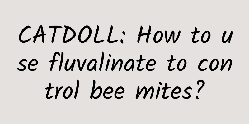 CATDOLL: How to use fluvalinate to control bee mites?