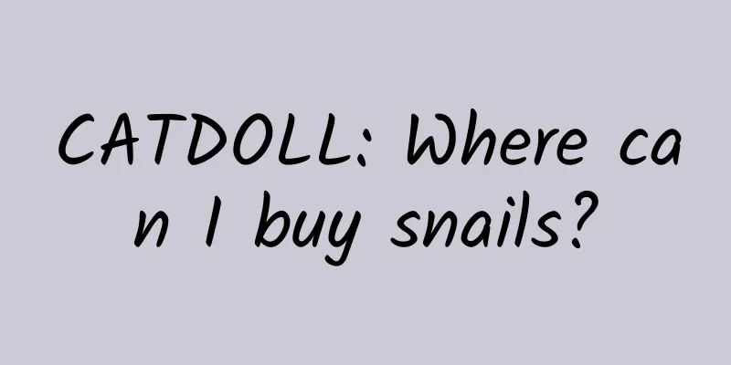 CATDOLL: Where can I buy snails?