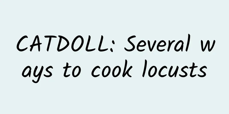 CATDOLL: Several ways to cook locusts