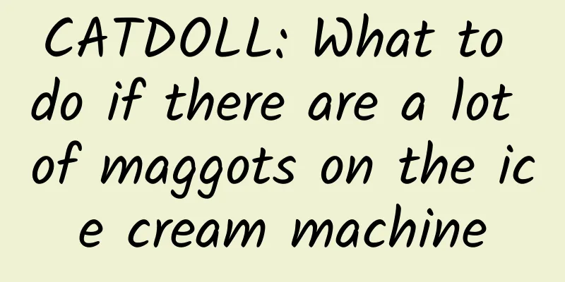 CATDOLL: What to do if there are a lot of maggots on the ice cream machine