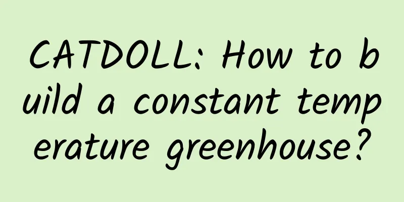 CATDOLL: How to build a constant temperature greenhouse?